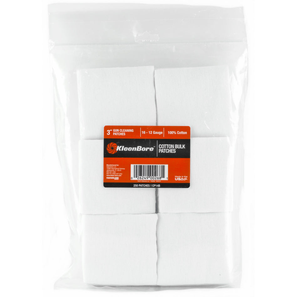 KLEEN BR SPR PATCH 12-16GA 250PK