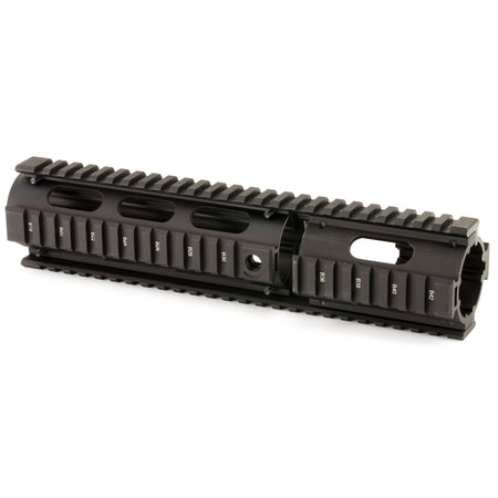 UTG PRO 4/15 CARB QUAD RAIL W/EXT BK
