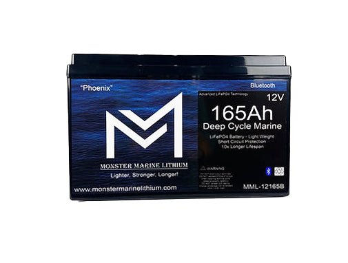 12v 165Ah Bluetooth Deep cycle lithium battery - Get Tight Gear