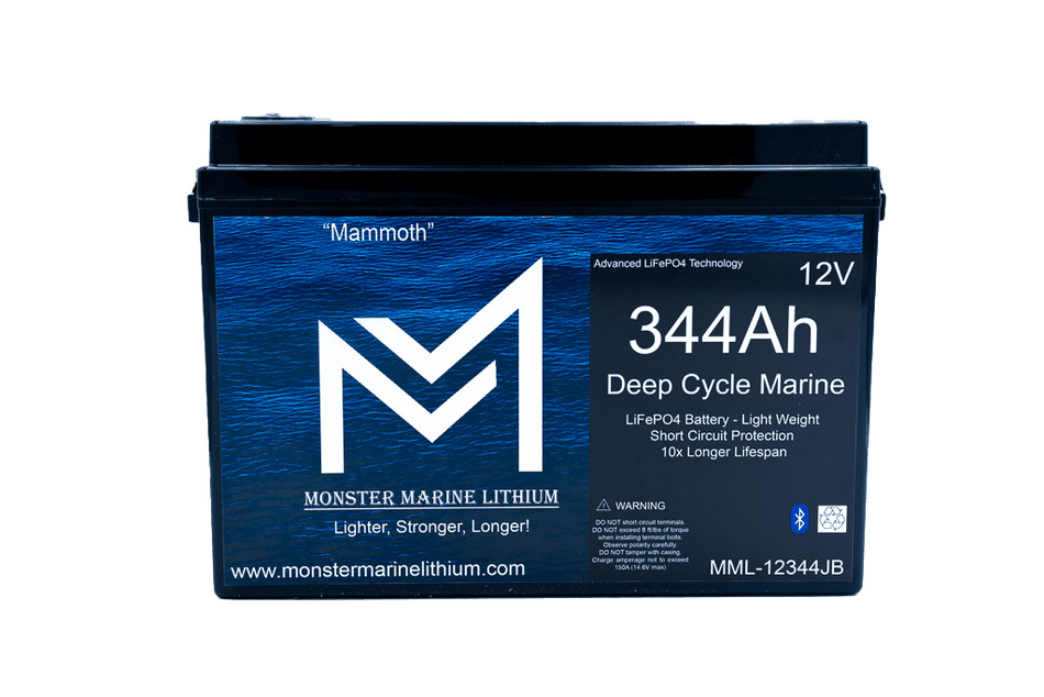 12v 344Ah Lithium Deep cycle MML - 12344B Bluetooth - Get Tight Gear