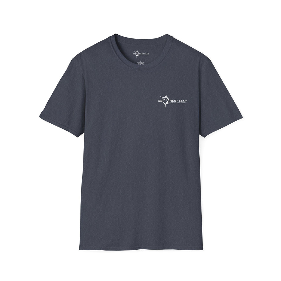 Get Tight Gear Coral Fish Art Unisex Softstyle T-Shirt | Beach Vibes, Summer Wear, Fishing Gift, Casual Tee, Outdoor Adventure