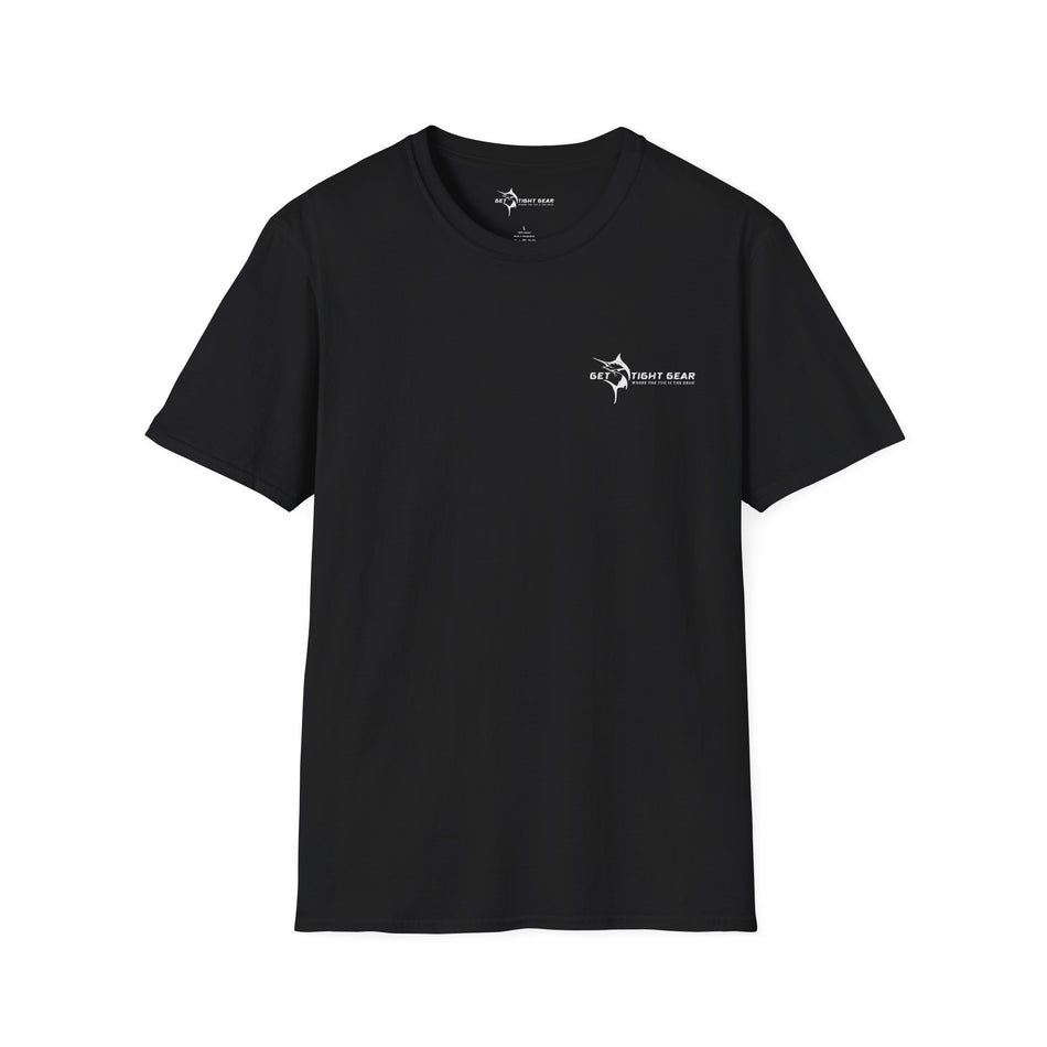 Get Tight Gear Coral Fish Art Unisex Softstyle T-Shirt | Beach Vibes, Summer Wear, Fishing Gift, Casual Tee, Outdoor Adventure