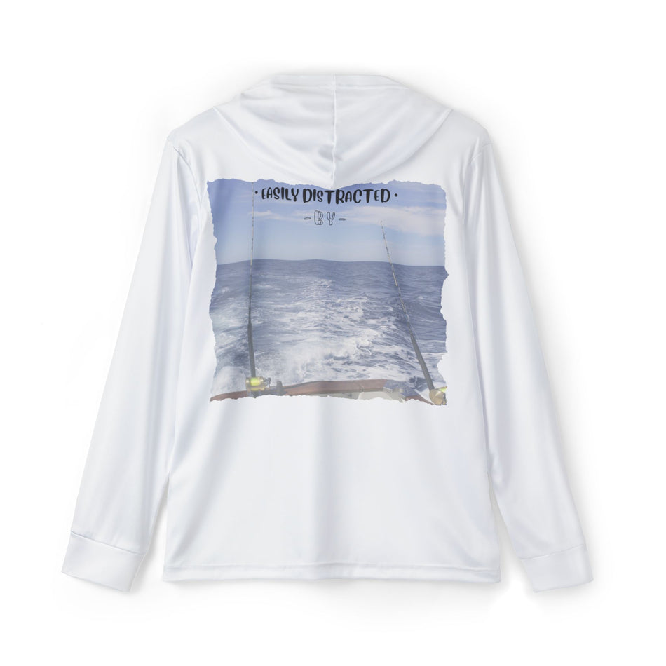 Easily Distracted By Fishing Long Sleeve Shirt - Cockpit - Get Tight Gear