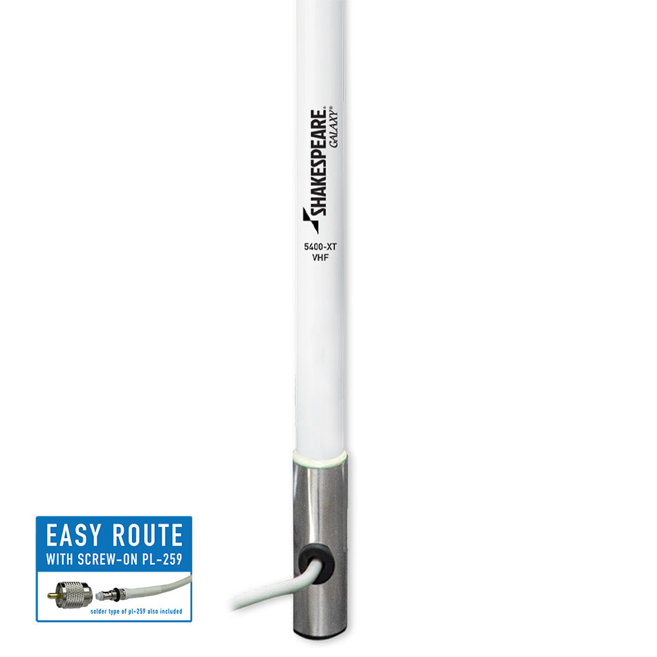 Antena VHF Shakespeare 5400-XT Galaxy de 4 pies - Ganancia de 3 dB [5400-XT]