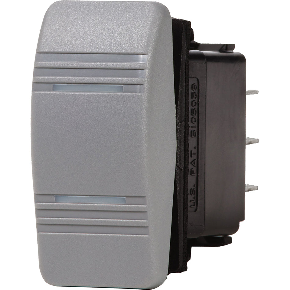 Blue Sea 8232 Water Resistant Contura III Switch - ON-OFF-ON - Grey [8232]