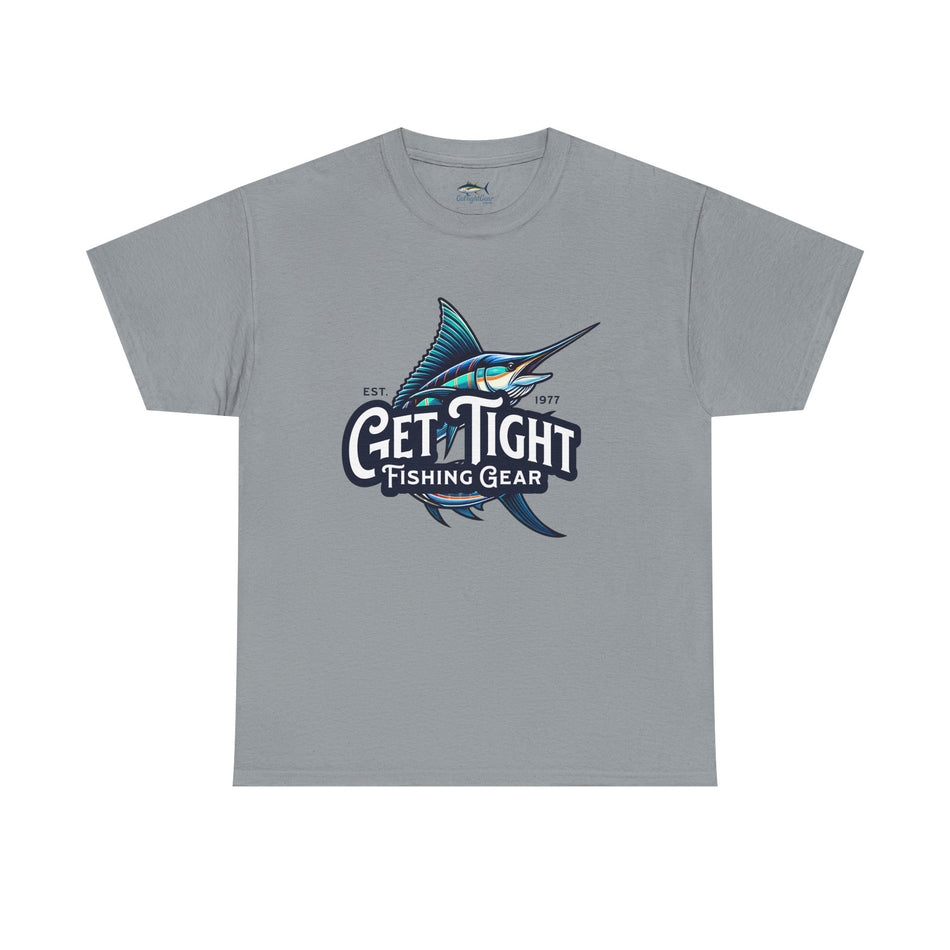 Get Tight Fishing Gear Unisex Heavy Cotton Tee - Perfect for Fishing Enthusiasts