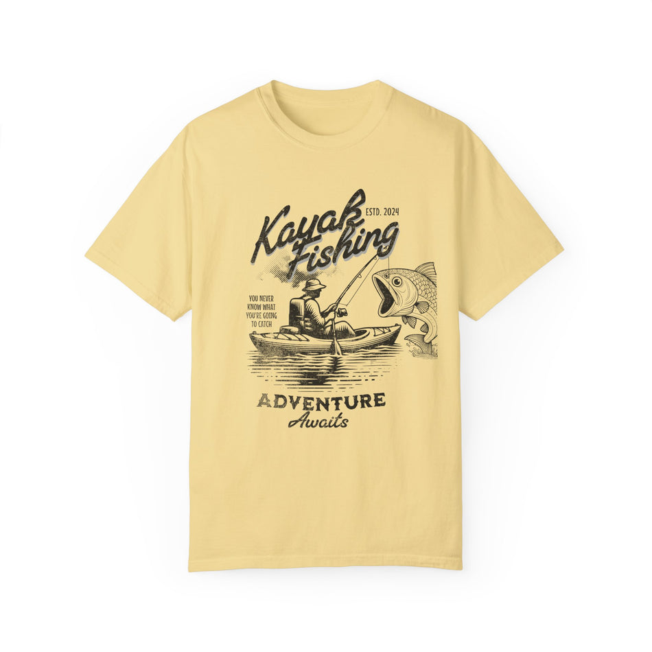 Kayak Fishing Adventure Unisex T-Shirt - Perfect for Outdoor Enthusiasts