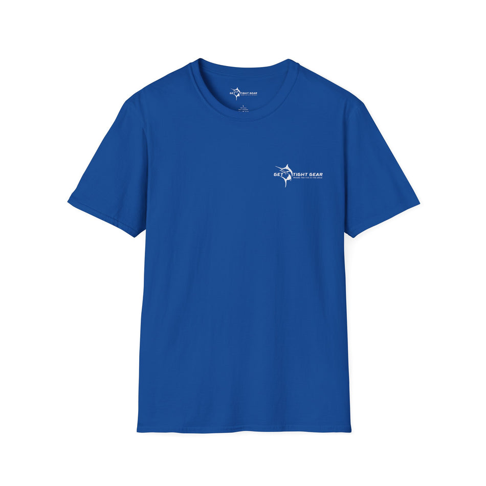 Get Tight Gear Coral Fish Art Unisex Softstyle T-Shirt | Beach Vibes, Summer Wear, Fishing Gift, Casual Tee, Outdoor Adventure