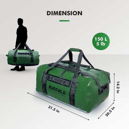 159QT Duffel Bag With Waterproof Zipper - Get Tight Gear