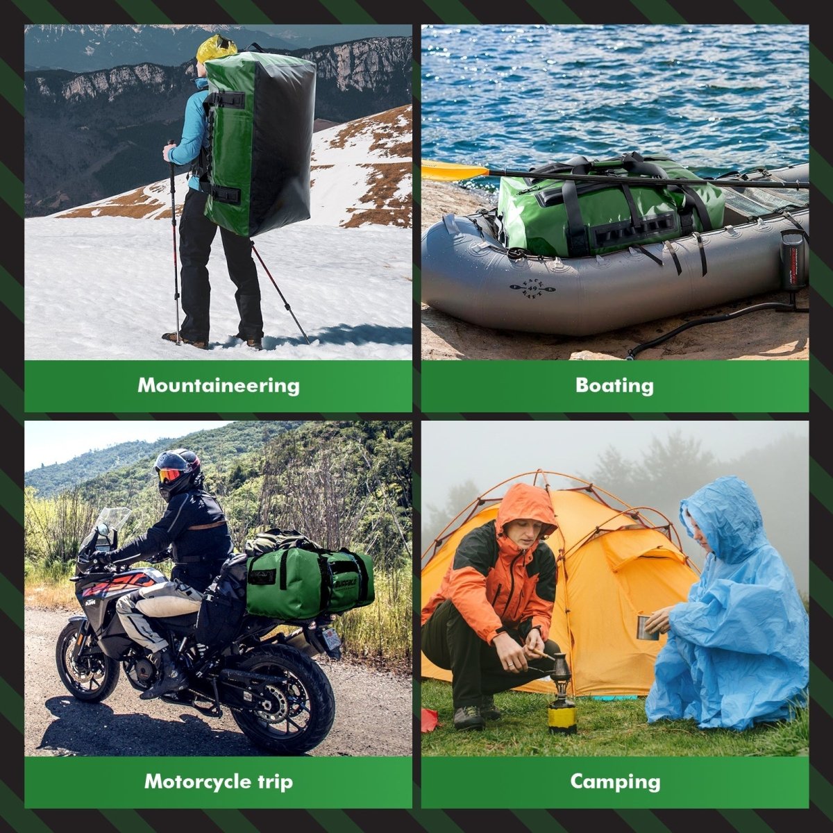 159QT Duffel Bag With Waterproof Zipper - Get Tight Gear