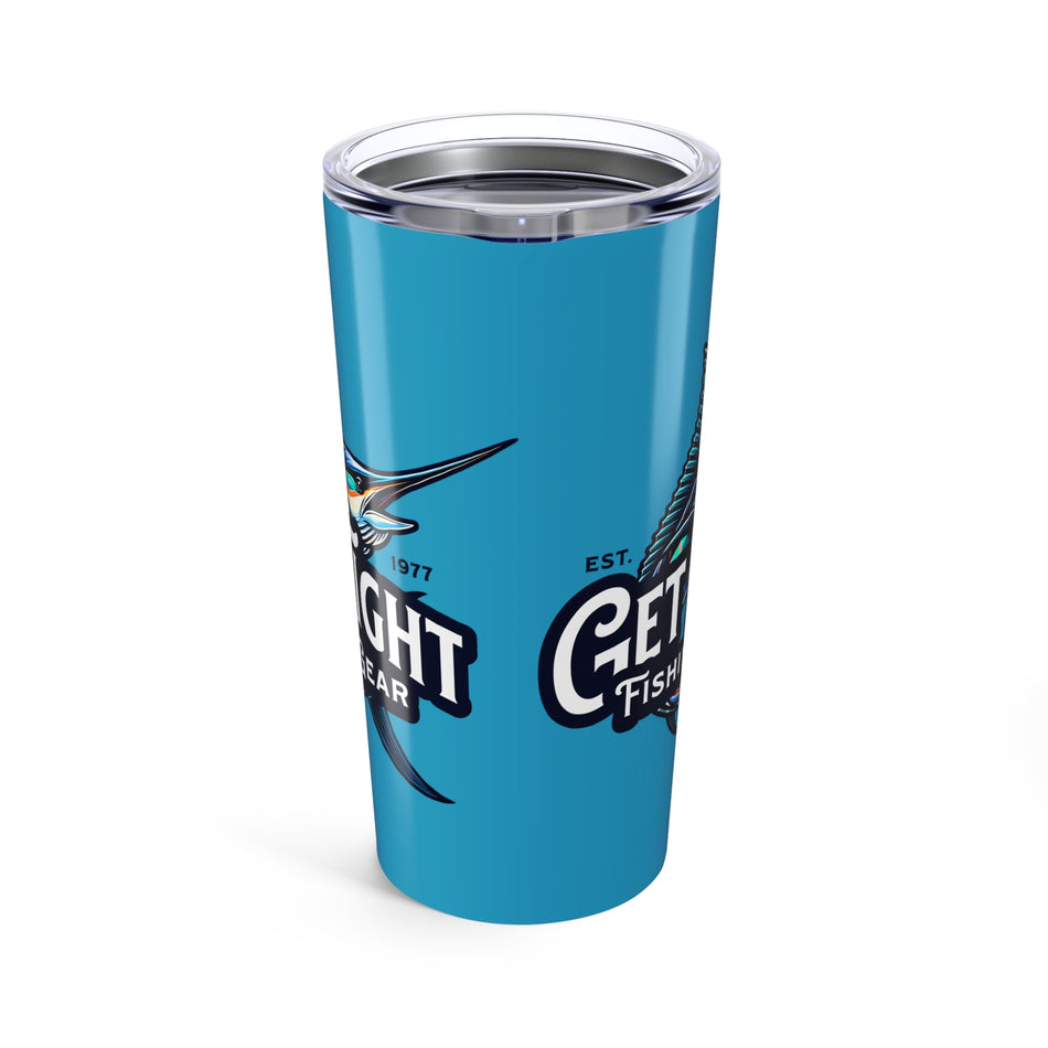 Get Tight Fishing Gear Tumbler 20oz - Perfect for Anglers & Outdoor Enthusiasts