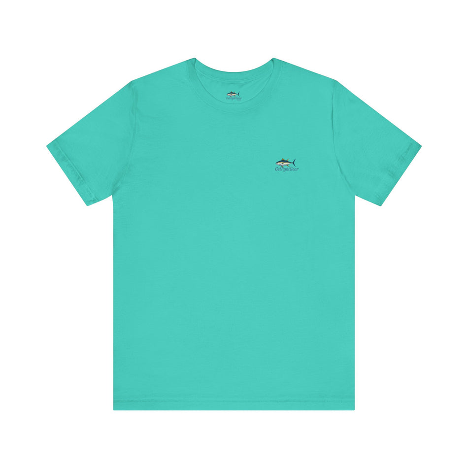 Camiseta de manga corta unisex de Miami Fishing: perfecta para los amantes de la pesca.