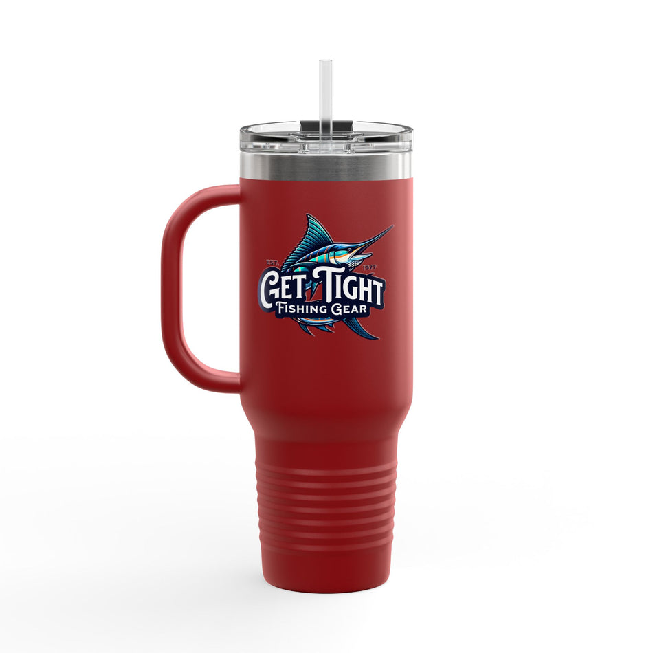 Get Tight Fishing Gear Insulated Travel Mug - 40oz with Straw