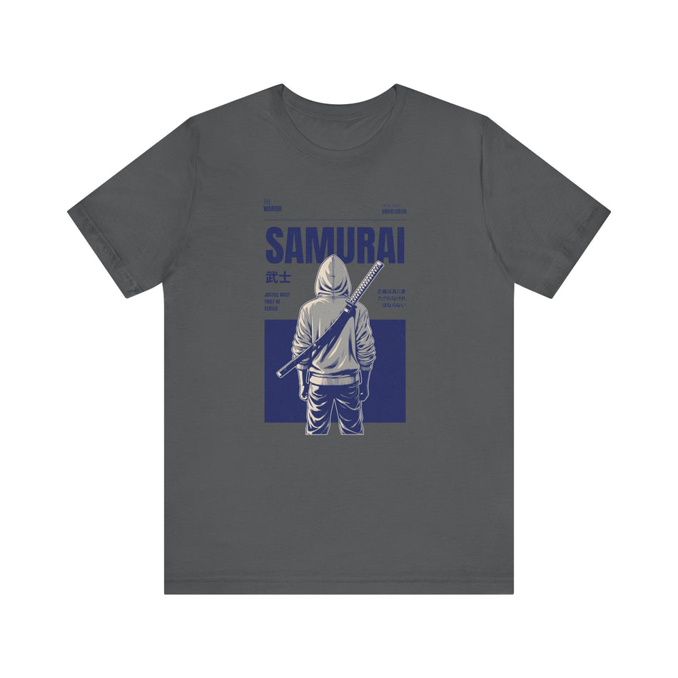 Vintage Samurai Graphic Tee, Anime Shirt, Men's/Women's Casual Wear, Gift for Gamers, Manga Fan Apparel