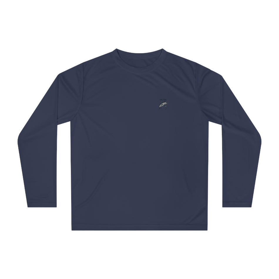 Unisex Performance Long Sleeve Shirt - "Bite Me" Fishing Graphic Tee for Fishing Enthusiasts