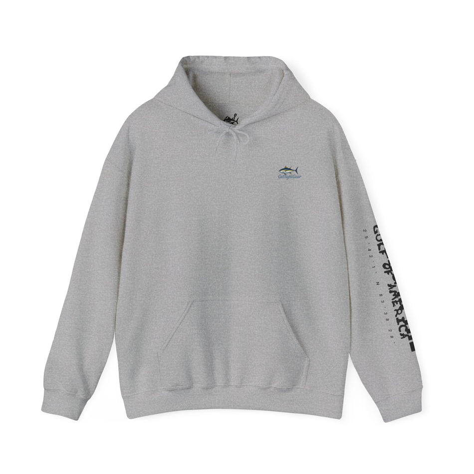 Fishing In The Gulf Hoodie - Unisex Heavy Blend Sweatshirt for Fishing Lovers