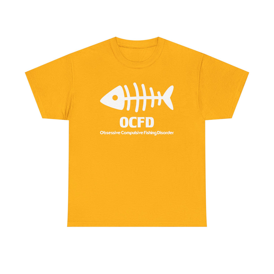 OCFD Unisex Heavy Cotton Tee - Perfect for Fishing Enthusiasts