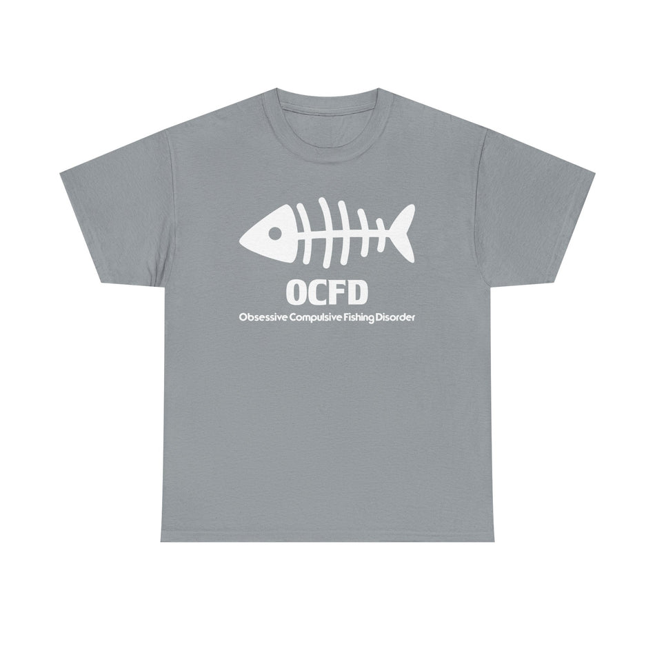 OCFD Unisex Heavy Cotton Tee - Perfect for Fishing Enthusiasts