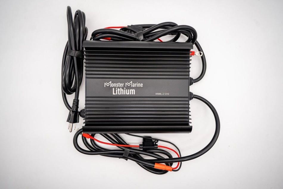 2 Bank Lithium/AGM/Lead Marine Waterproof Battery Charger - Get Tight Gear