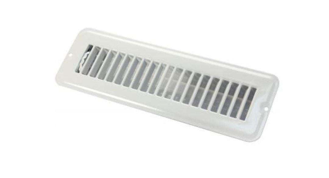 2 X 10 FLOOR REG.DMPR MET WHTE - Get Tight Gear