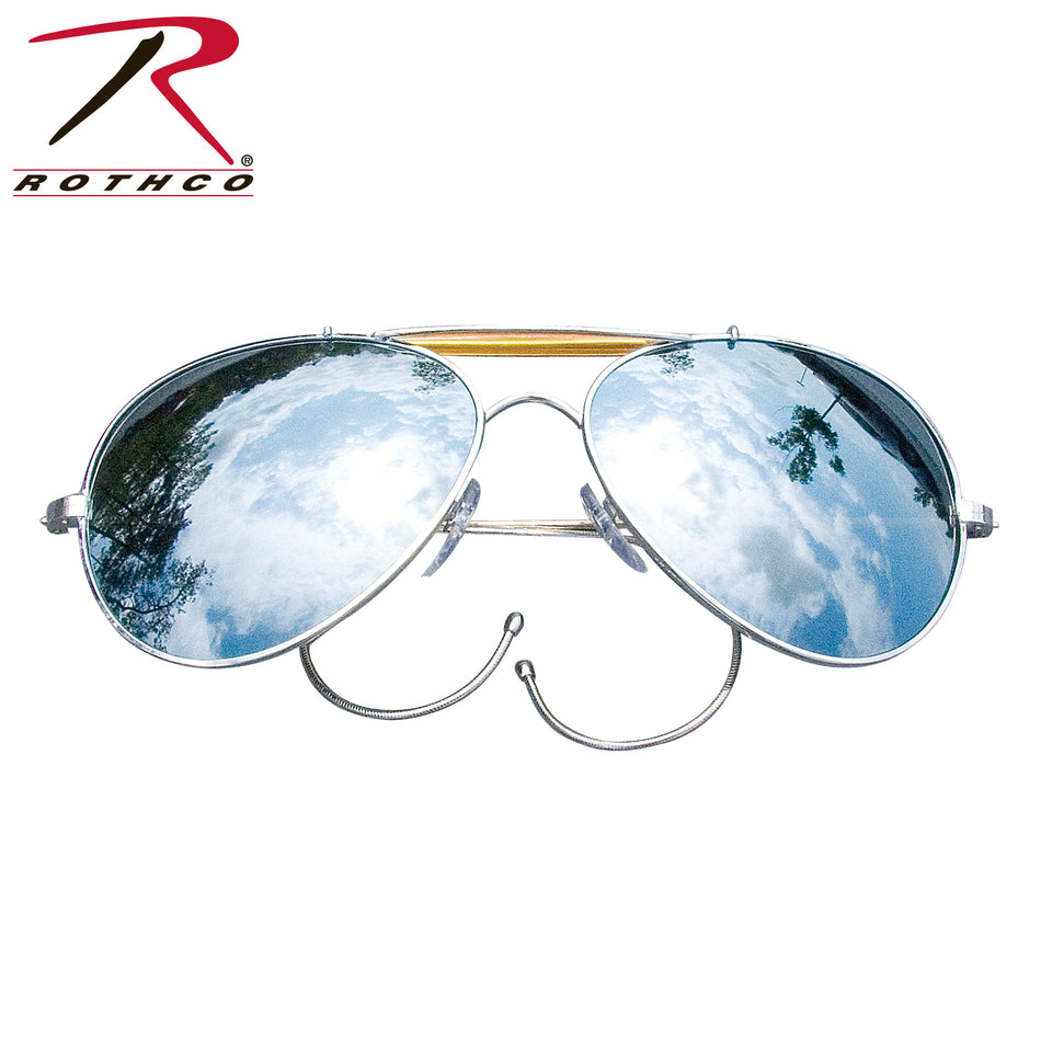Rothco Aviator Air Force Style Sunglasses Mirror