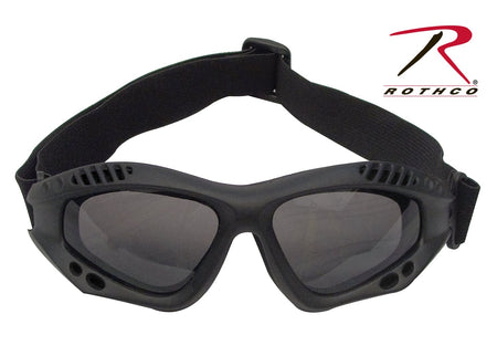 Rothco ANSI Rated Tactical Goggles  Black / Smoke