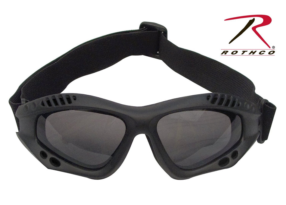 Rothco ANSI Rated Tactical Goggles  Black / Smoke