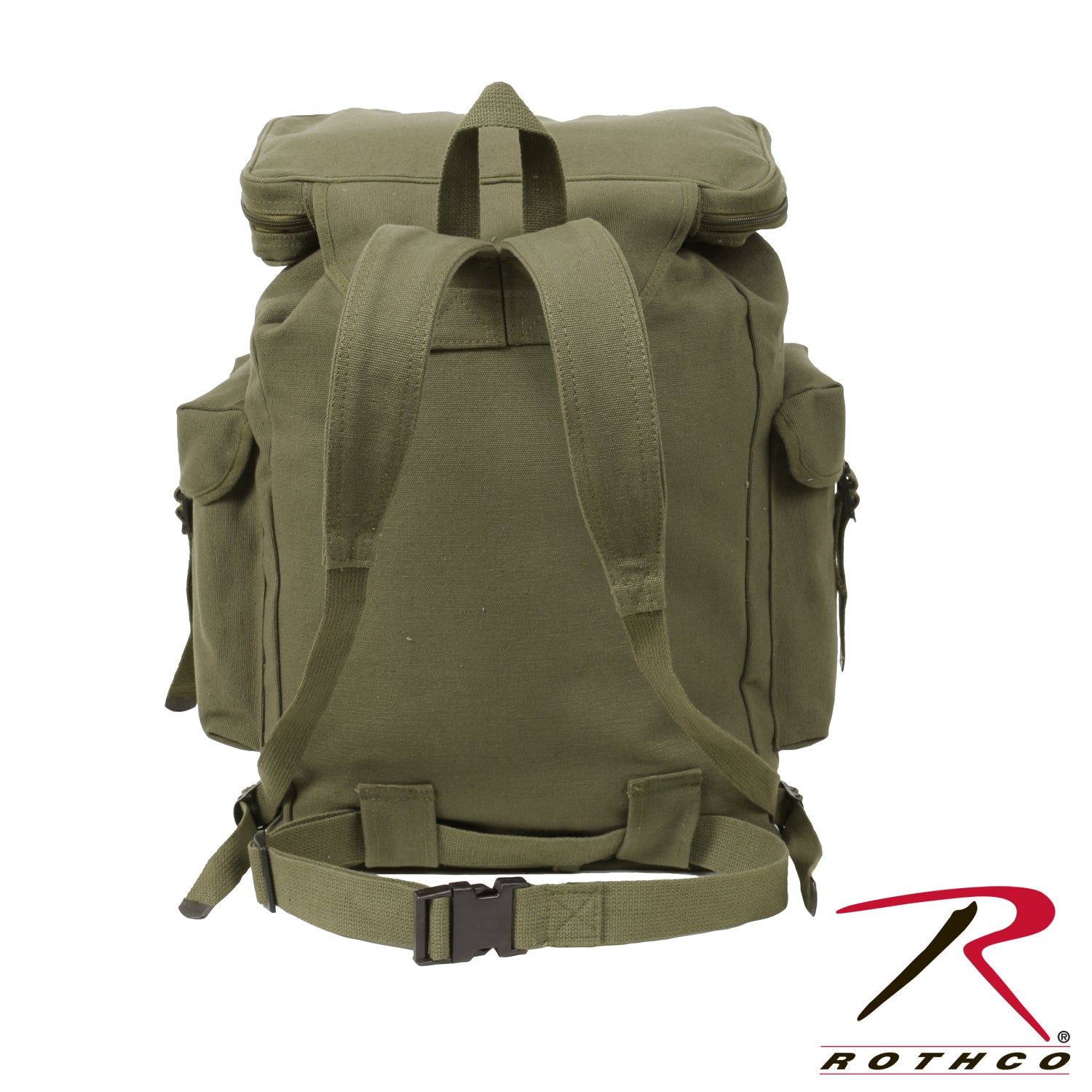Rothco Canvas European Style Rucksack Olive Drab