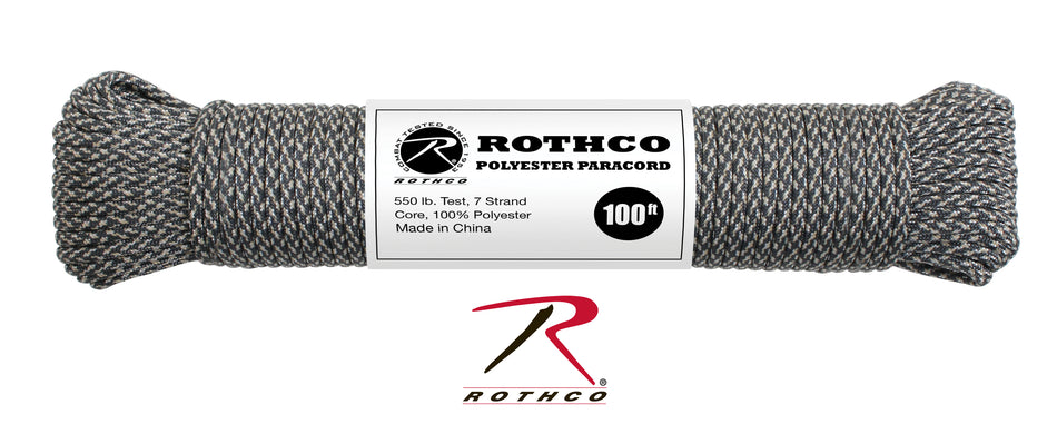 Rothco 550lb Type III Polyester Paracord ACU Digital Camo Size 100'