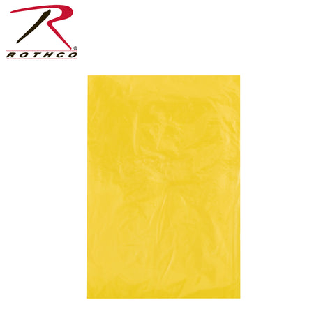 Rothco All Weather Emergency Poncho Yellow Size One Size