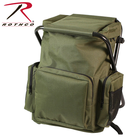 Rothco Backpack and Stool Combo Pack Olive Drab
