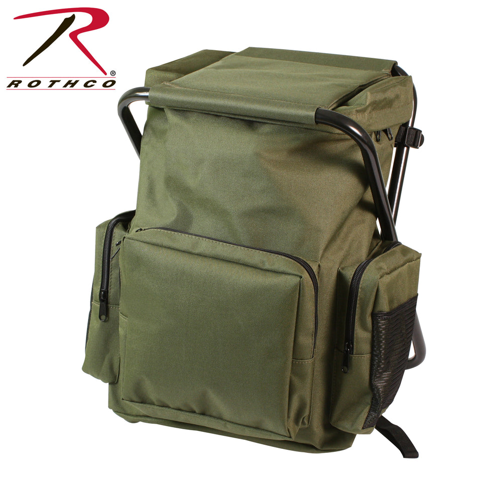 Rothco Backpack and Stool Combo Pack Olive Drab