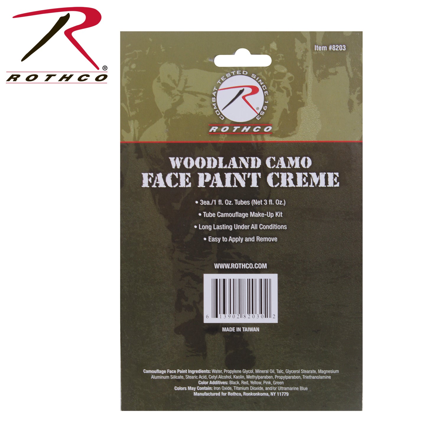 Rothco Camouflage Face Paint Creme Green