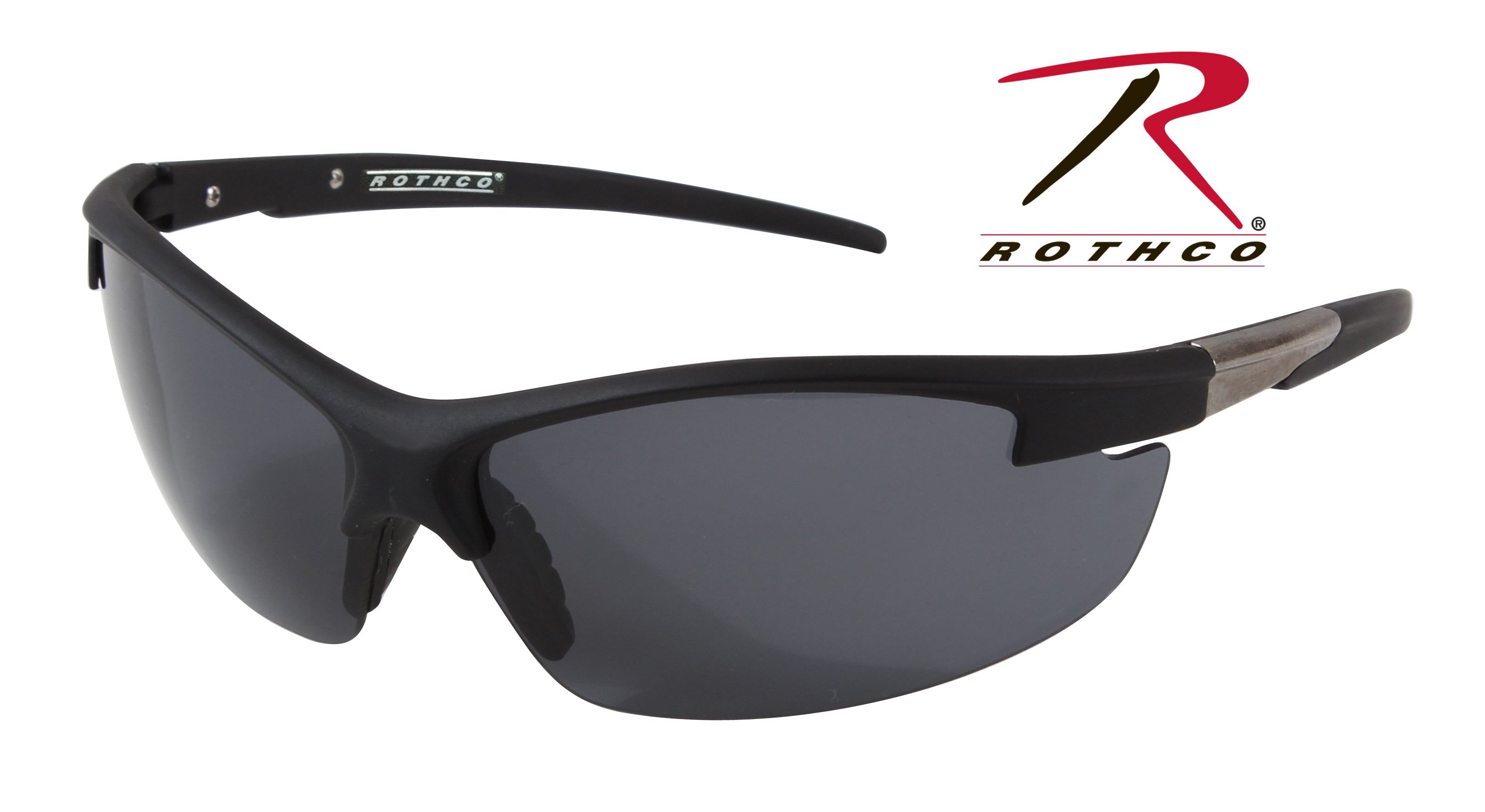 Rothco AR-7 Sport Glasses Black / Smoke