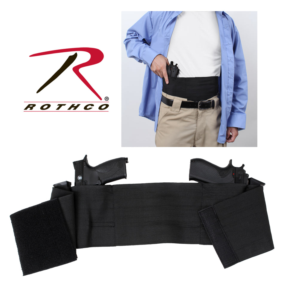 Rothco Ambidextrous Concealed Elastic Belly Band Holster Size L / XL