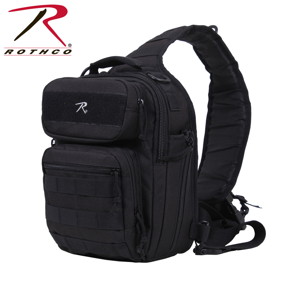 Rothco Compact Tactisling Shoulder Bag Black