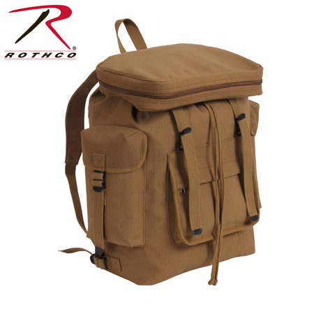 Rothco Canvas European Style Rucksack Coyote Brown