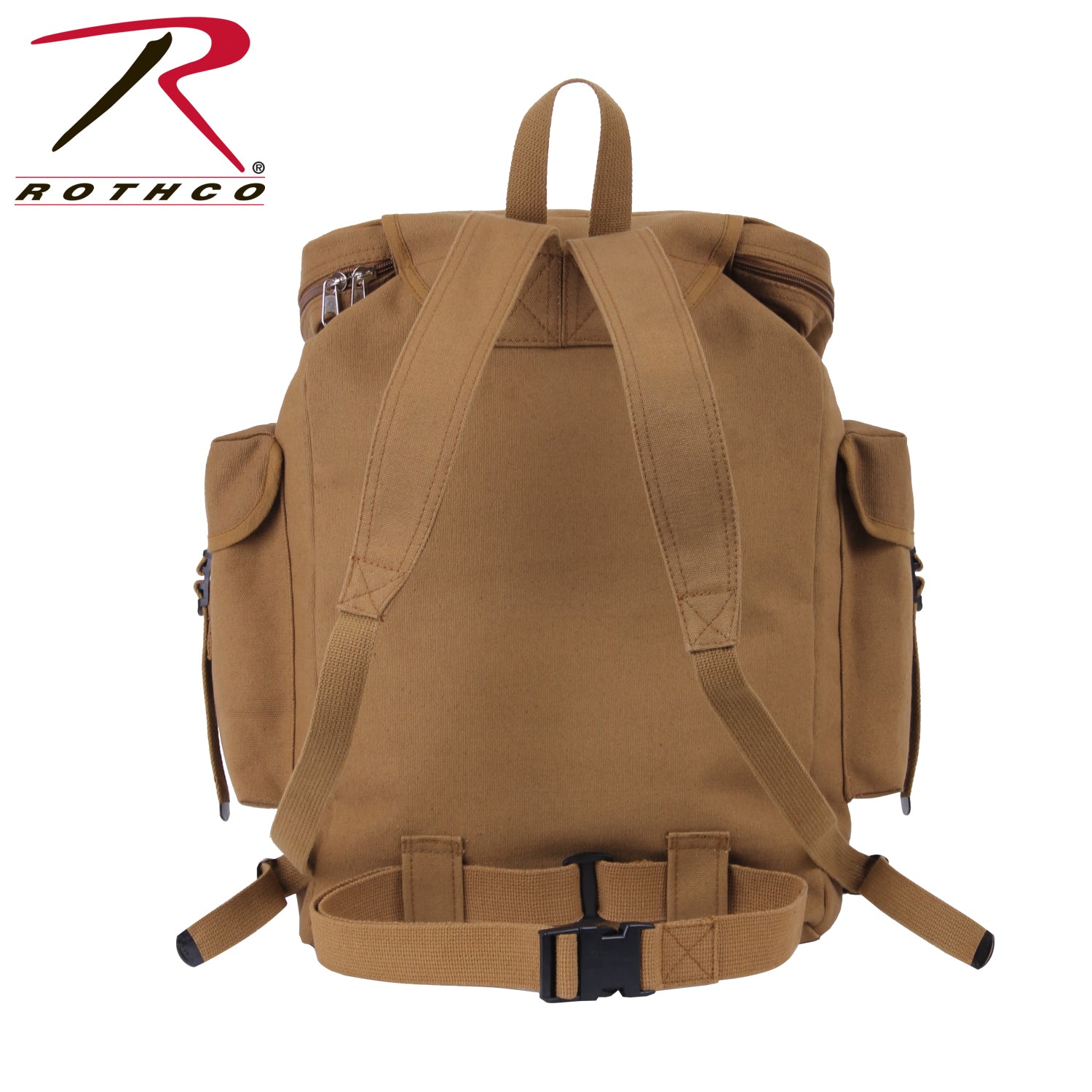 Rothco Canvas European Style Rucksack Coyote Brown