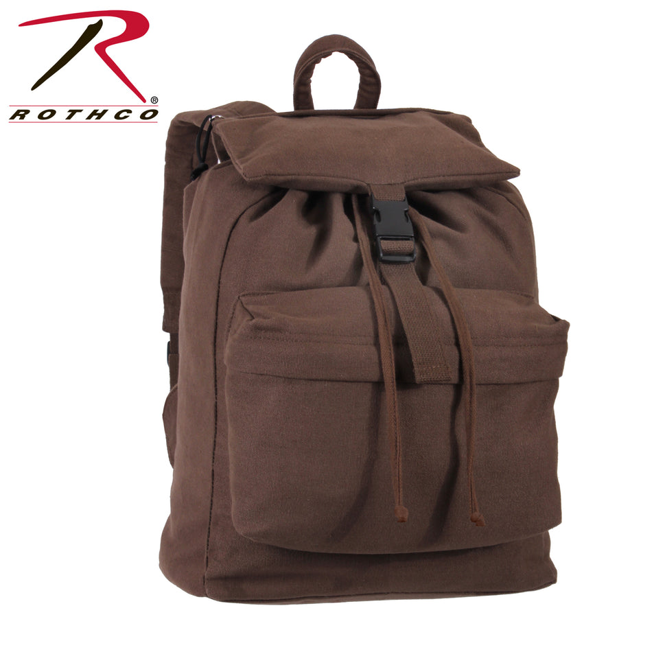 Rothco Canvas Daypack Earth Brown