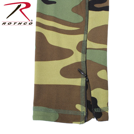 Rothco Womens Camo Performance Workout Leggings Woodland Camo Size M