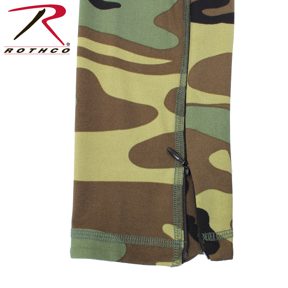Rothco Womens Camo Performance Workout Leggings Woodland Camo Size M