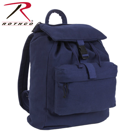 Rothco Canvas Daypack Navy Blue