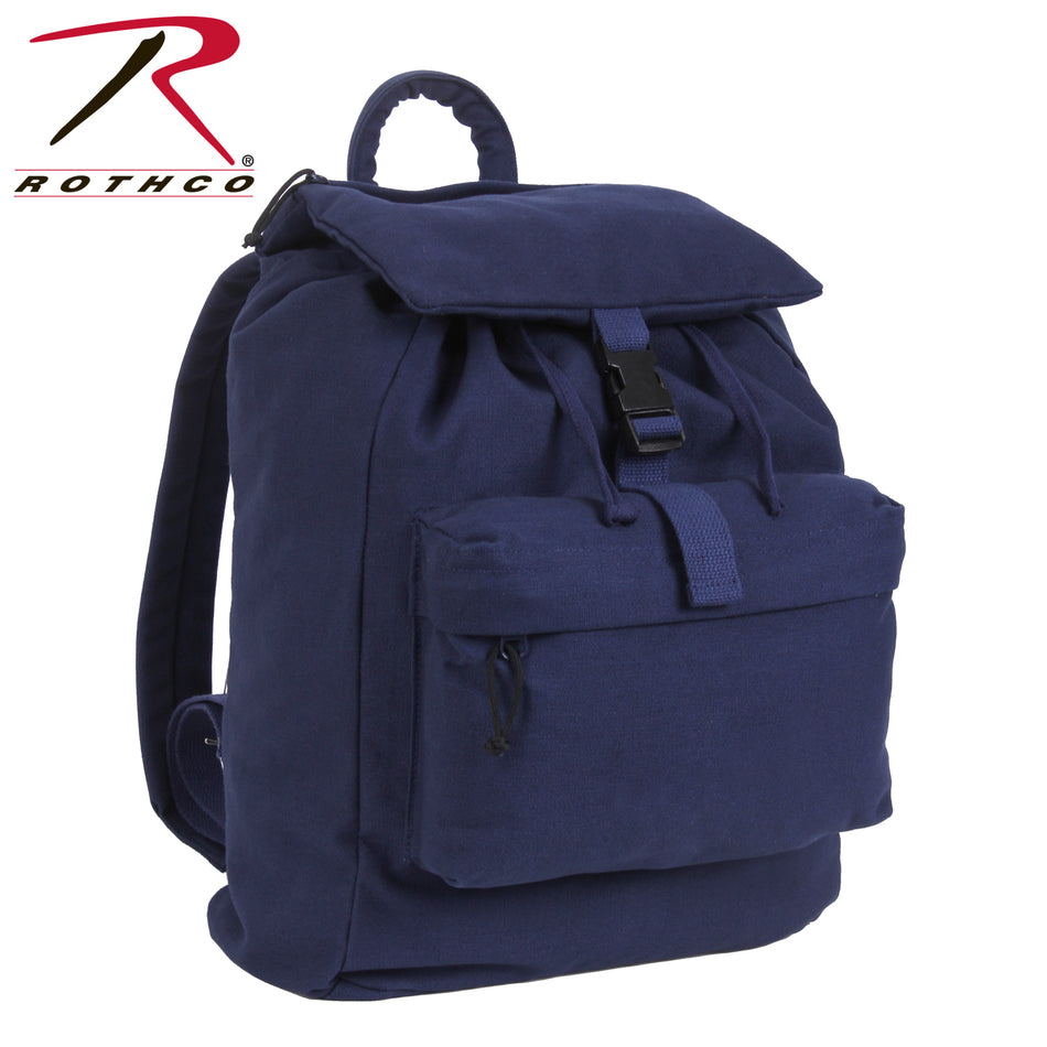 Rothco Canvas Daypack Navy Blue