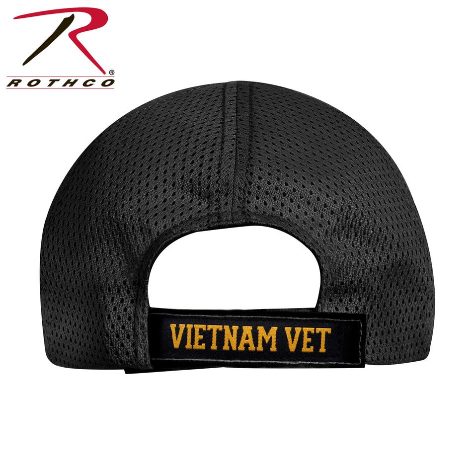 Rothco Vietnam Veteran Tactical Mesh Back Cap Black Size One Size