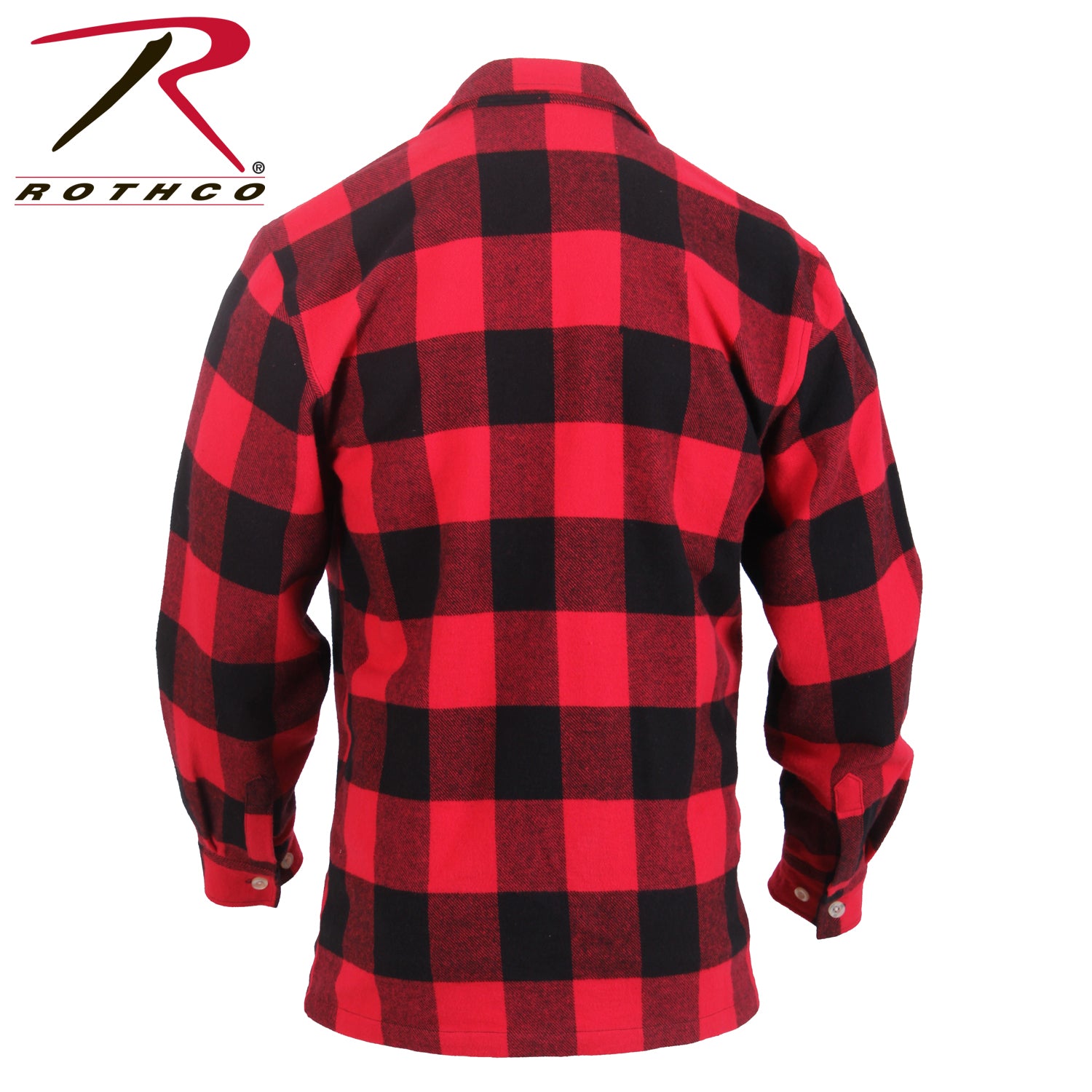 Rothco Concealed Carry Flannel Shirt Red Plaid Size XL