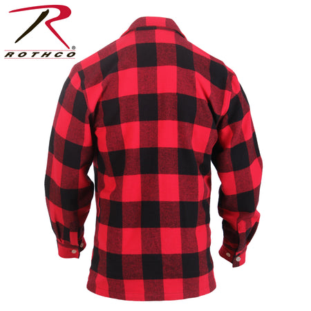 Rothco Concealed Carry Flannel Shirt Red Plaid Size XL