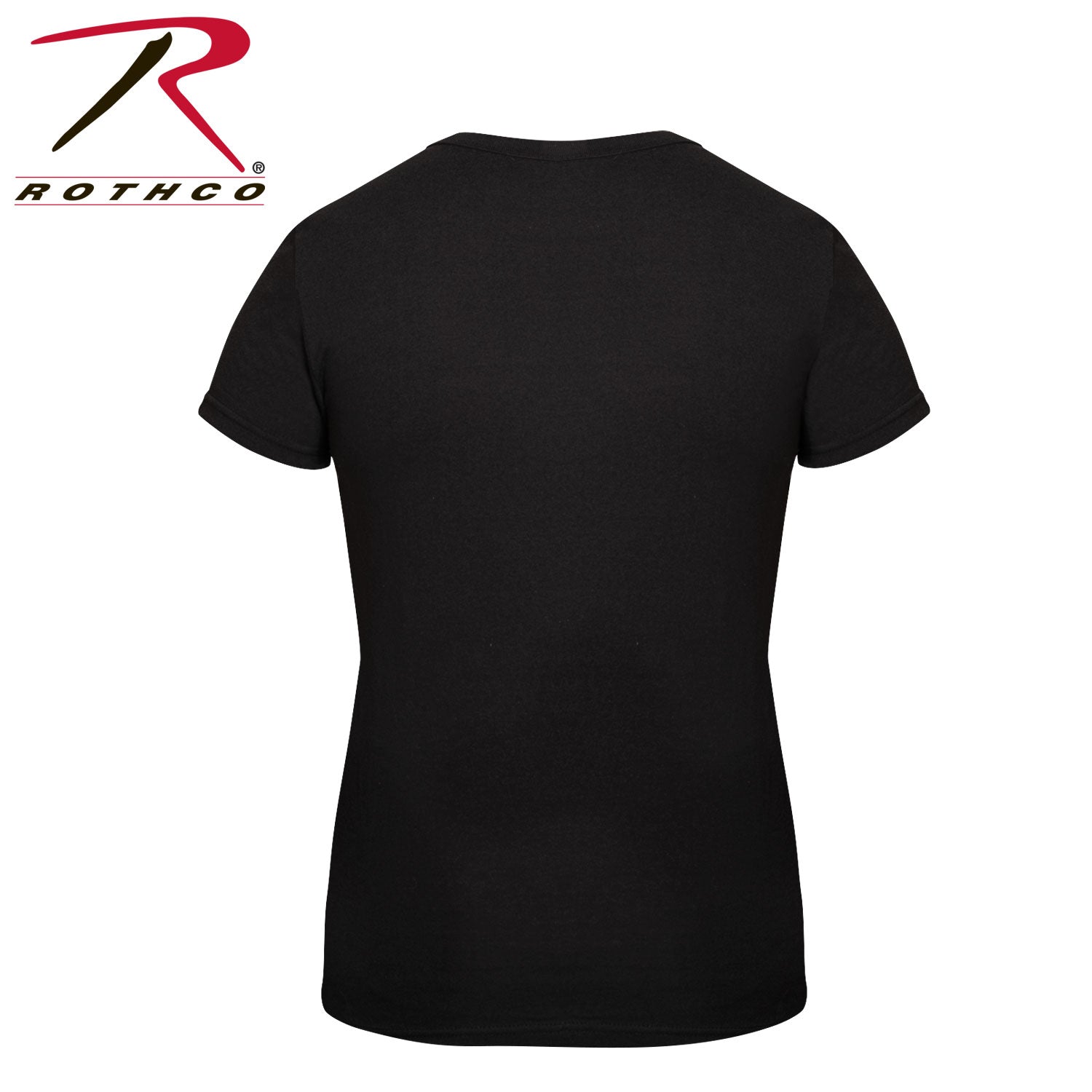 Rothco Womens Distressed US Flag Long T-Shirt Black / White Size XS