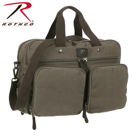 Rothco Canvas Briefcase Backpack Olive Drab Size One Size