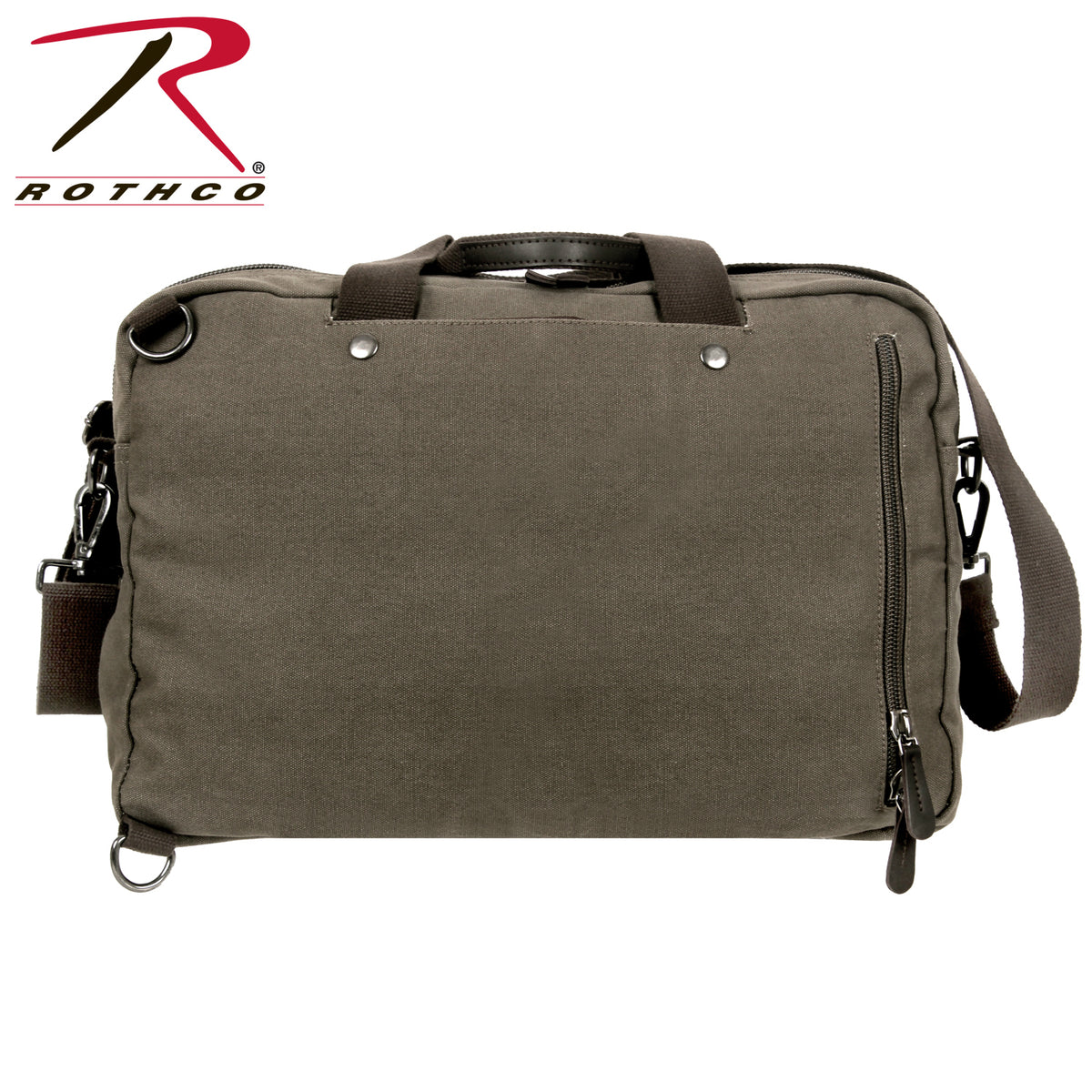 Rothco Canvas Briefcase Backpack Olive Drab Size One Size