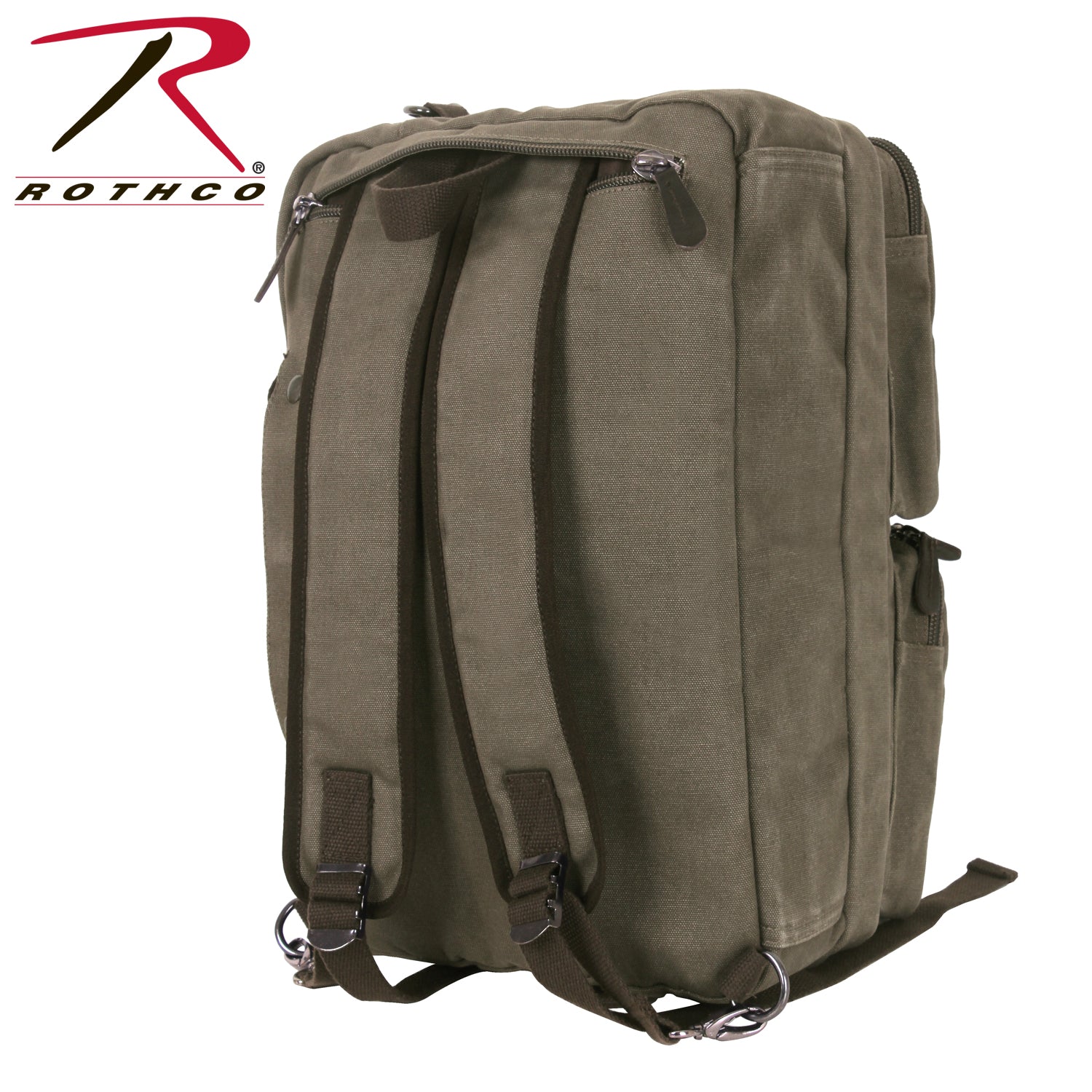 Rothco Canvas Briefcase Backpack Olive Drab Size One Size
